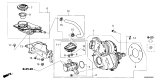 Diagram for 2025 Honda CR-V Brake Master Cylinder - 46101-3A0-A00