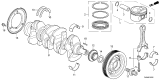 Diagram for 2025 Honda Civic Crankshaft - 13310-RPY-G10