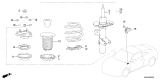 Diagram for 2026 Honda Prelude Shock Absorber - 51611-36W-J02