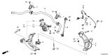 Diagram for Honda CR-V Steering Knuckle - 51216-TNY-A00
