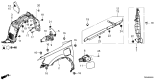 Diagram for 2025 Honda CR-V Fender - 60210-T95-A00ZZ