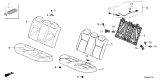 Diagram for 2024 Honda Civic Seat Cover - 82121-T20-A01ZA
