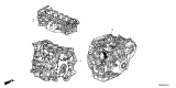 Diagram for 2024 Honda Civic Transmission Assembly - 20011-65P-J41