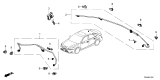 Diagram for 2024 Honda Civic Parking Assist Distance Sensor - 39680-TZA-J11ZY