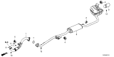 Diagram for 2025 Honda HR-V Exhaust Pipe - 18307-3W1-A01
