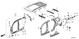 Diagram for 2026 Honda Passport Fuel Door - 63910-T90-A00ZZ