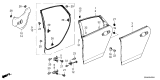 Diagram for 2025 Honda Accord Door Seal - 72850-30A-A11