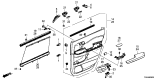 Diagram for 2025 Honda Passport Armrest - 83752-TG7-A11ZG