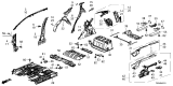 Diagram for 2025 Honda CR-V Rear Crossmember - 65551-T95-A00ZZ