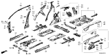 Diagram for 2025 Honda CR-V Rear Crossmember - 65700-3A0-A00ZZ