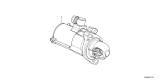 Diagram for 2026 Honda HR-V Starter Motor - 31200-6CT-A02