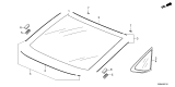 Diagram for 2025 Honda Accord Hybrid Windshield - 73211-30A-K01