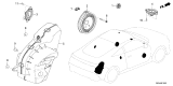 Diagram for 2026 Honda Prelude Car Speakers - 8A420-33W-H71