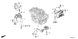 Diagram for 2025 Honda Accord Motor And Transmission Mount - 50850-30A-A12