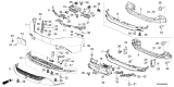 Diagram for 2026 Honda Prelude License Plate - 71180-36W-A00