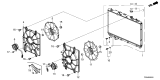 Diagram for Honda Civic Hybrid Radiator - 19010-64A-A01