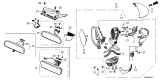Diagram for Honda Civic Hybrid Mirror Cover - 76205-T20-A31