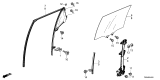 Diagram for 2026 Honda Passport Window Regulator - 72750-T90-A01