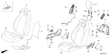 Diagram for Honda Prelude Seat Heater - 81124-36W-J51