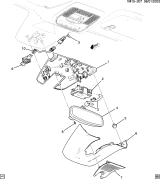 Diagram for Honda Prologue Car Mirror - 13558194