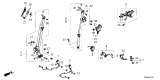 Diagram for 2025 Honda CR-V Seat Belt Buckle - 04816-T95-A10ZA