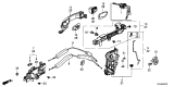 Diagram for Honda Civic Hybrid Door Lock - 72150-TVA-A02