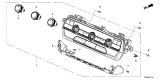 Diagram for 2025 Honda Pilot A/C Switch - 79600-T90-A42ZA
