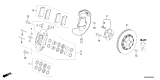 Diagram for 2026 Honda Prelude Brake Caliper - 45018-36W-J01