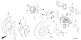Diagram for 2026 Honda Prelude Brake Caliper - 43018-36W-J01