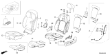Diagram for 2026 Honda Passport Seat Heater - 81534-T90-A21