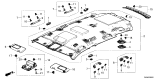 Diagram for 2026 Honda CR-V Sun Visor - 83230-3A0-A01ZA