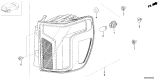 Diagram for Honda Passport Back Up Light - 33550-3BM-A02