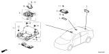 Diagram for Honda Civic Hybrid Dome Light - 34400-T20-A31