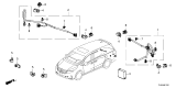Diagram for 2025 Honda Odyssey Parking Assist Distance Sensor - 39680-T6Z-A01ZR