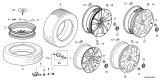 Diagram for 2025 Honda Passport Spare Wheel - 42700-TGS-A11