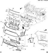 Diagram for Honda Prologue Bumper - 85056816