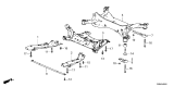 Diagram for 2025 Honda Accord Hybrid Front Cross-Member - 50200-30A-A00