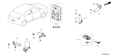 Diagram for 2024 Honda Civic Car Key - 72147-T60-X01