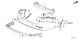 Diagram for 2025 Honda Accord Hybrid Bumper - 04715-30A-A00ZZ