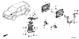 Diagram for Honda CR-V Hybrid Engine Control Module - 37820-5RD-305