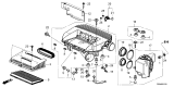 Diagram for 2026 Honda Passport Air Filter - 17220-61A-A00