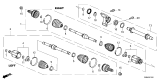 Diagram for 2025 Honda Accord Hybrid Axle Shaft - 44306-30B-A01