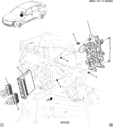 Diagram for Honda Prologue Body Control Module - 13559486