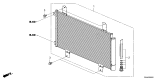 Diagram for 2025 Honda Accord A/C Condenser - 80100-30A-A01
