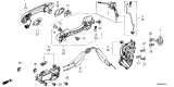 Diagram for 2026 Honda Passport Door Lock Actuator - 72150-T90-A01