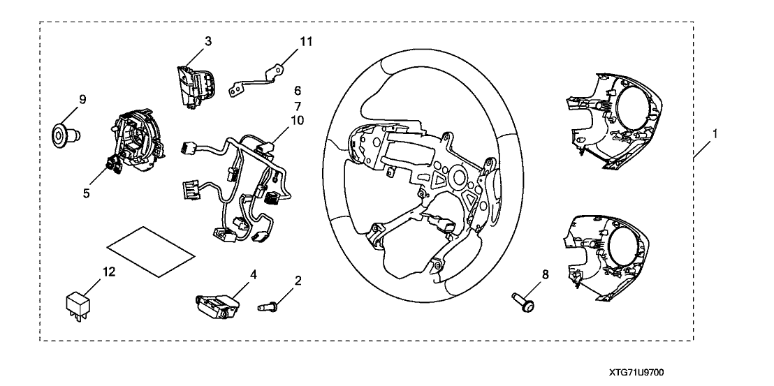 2017 Honda Pilot 5 Door EXL (AWD) KA 6AT Heated Steering Wheel