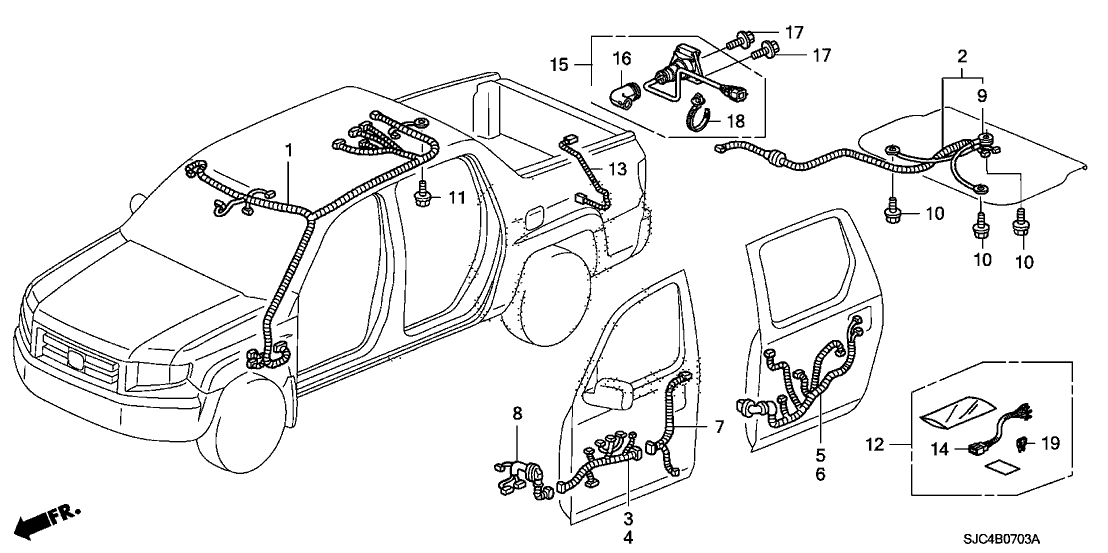 [DIAGRAM] Honda Ridgeline Radio Harness Diagram