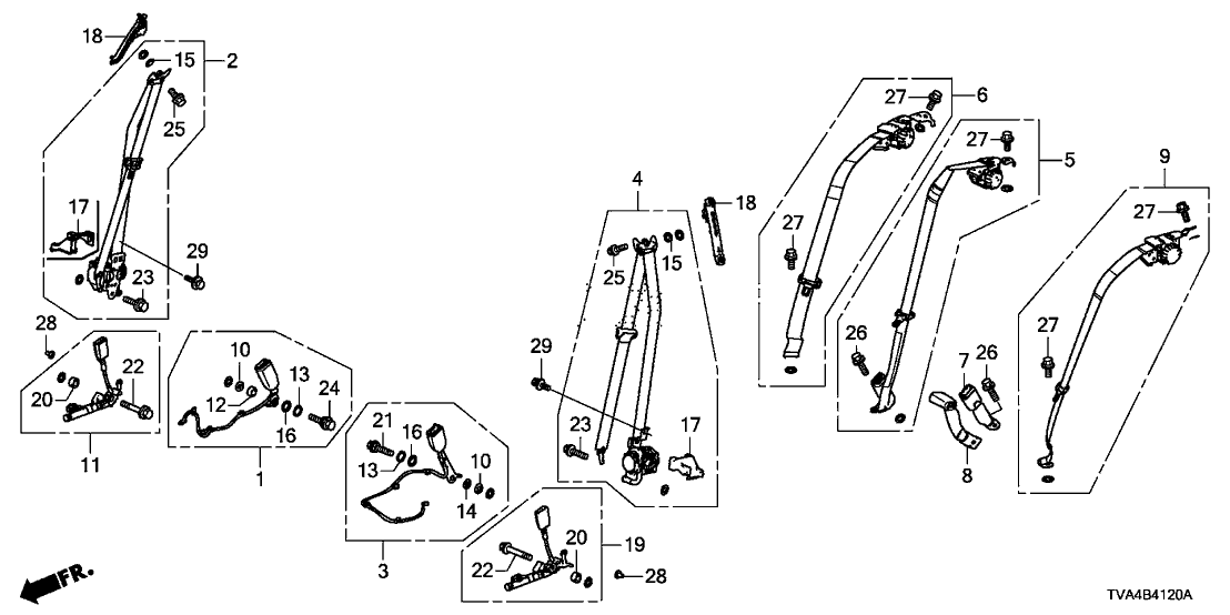 04814-TVA-A00ZA - Genuine Honda Parts