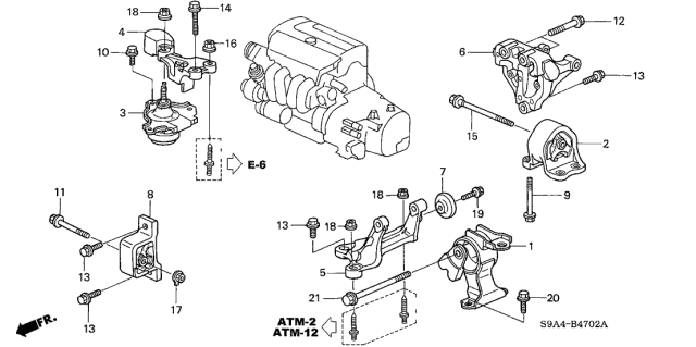 crv motor mount