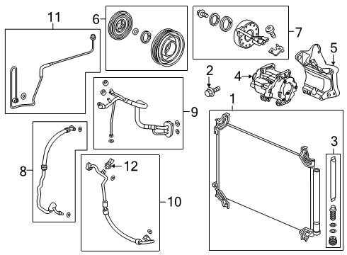 Filter Sub-Assembly Diagram for 80101-TG7-A01